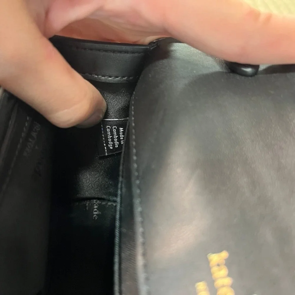 NWT Kate Spade Madison Mini Flap Crossbody Bag Black Saffiano Leather KC586 New